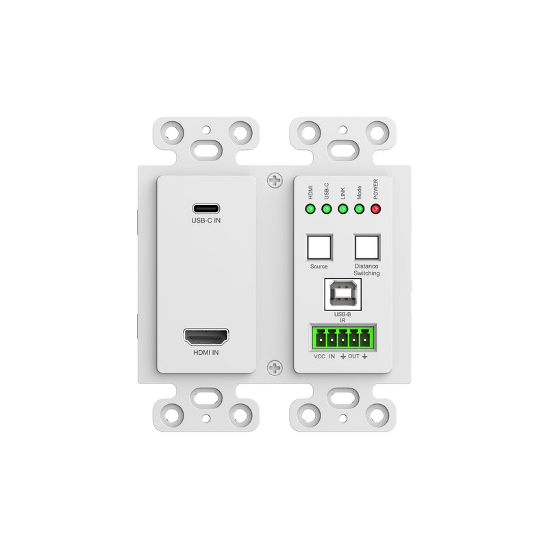 HDBaseT™ USB Wallplate Extender-150m 1080P;100m 4K SX-EW55