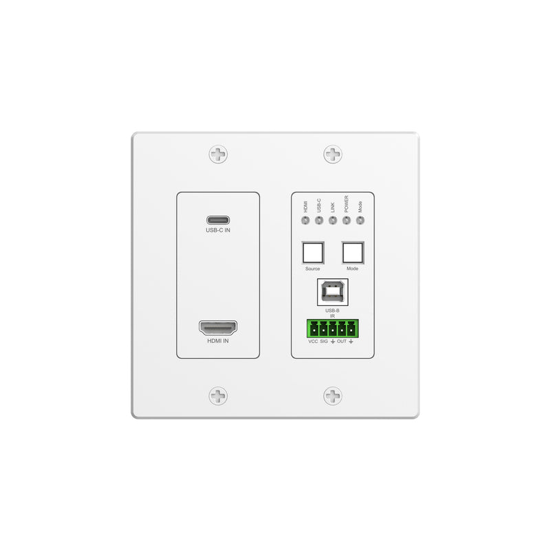 HDBaseT™ USB Wallplate Extender-150m 1080P;100m 4K SX-EW55