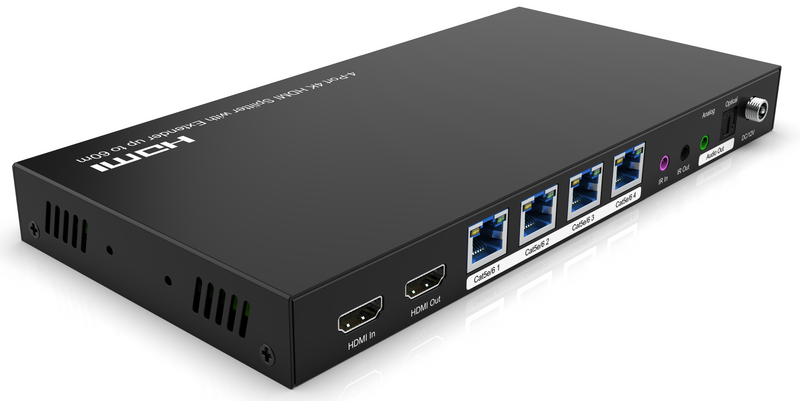 1x4 HDMI Splitter Extender - Up to 70m 4K@60HZ 4:4:4 SX-SPE104C