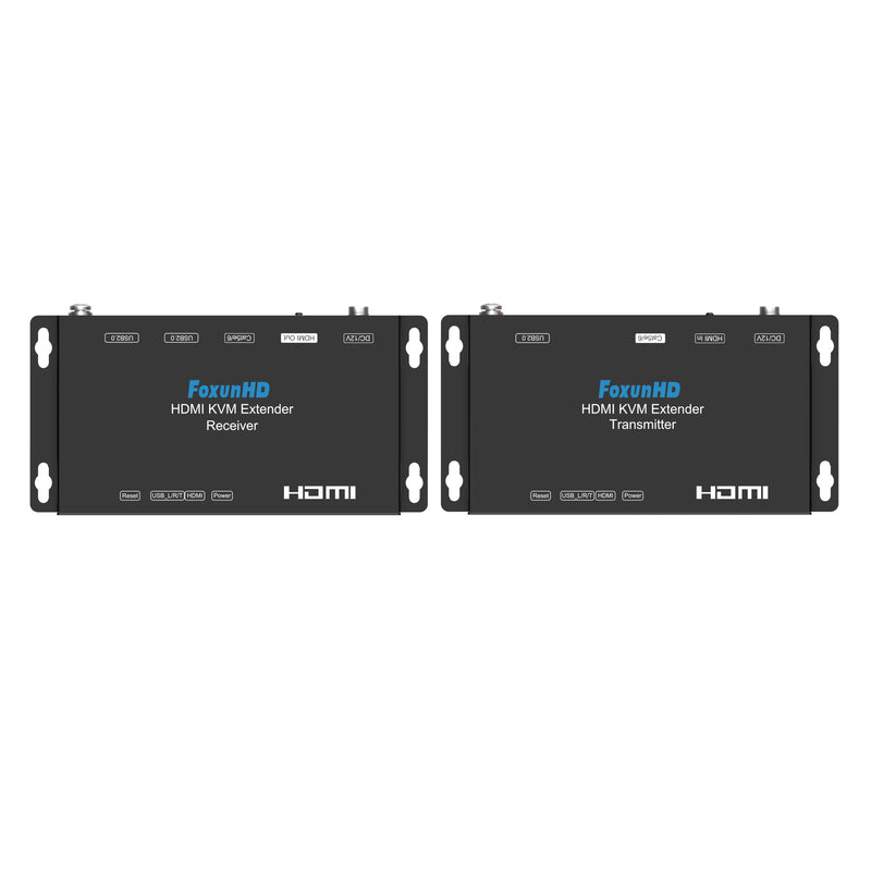 FoxunHD HDMI KVM Extender - Support 50m(164ft) 1080P/KVM/POC