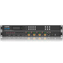 FoxunHD 4x4 HDBaseT Matrix - Support 4K@60 4:4:4/Audio extraction/POC/Downscaler/Control via IR,RS232,IP,PC Tool, Control4 SX-MX07C