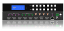 FoxunHD 4x4 HDMI Seamless Matrix  - support 4K@60HZ 4:4:4 &  Videowall & Multiviewer/ Audio Extraction/ HDCP2.2/EDID/Control via panel button, Remote Control, RS232 Control, IP SX-SMX47