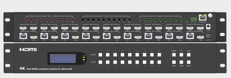 9x9 HDMI Seamless Matrix extender & 3x3 videowall- 70m SX-SMX99C
