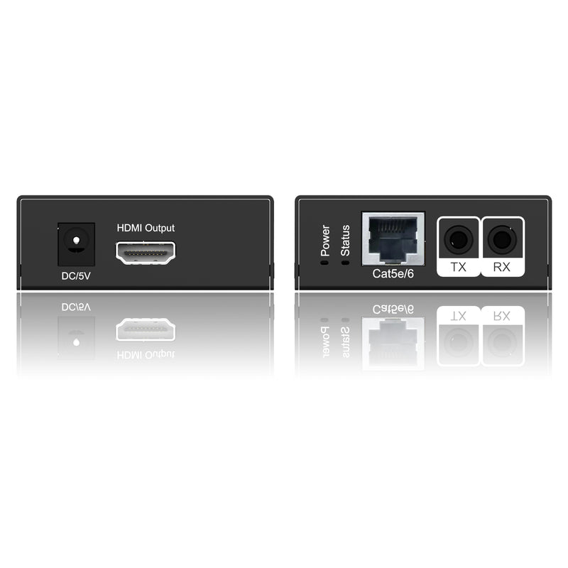 FoxunHD 1x2 HDMI Splitter Extender - Support 50m(164ft) 1080P/Loop Out/IR SX-SPE102