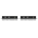 FoxunHD HDBaseT Extender - Support 40m(130ft)4K@60HZ 4:4:4, 70m(230ft)1080P/Loop out/2x HDMI Outs/Bi-directional IR/POC/RS232 SX-EX53