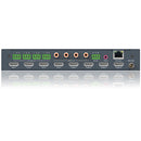 FoxunHD 4x4 HDMI Matrix -  Support 4K@60HZ 4:4:4/Audio extraction/Control via IR,RS232,IP, Webgui, Downscaler SX-MX17