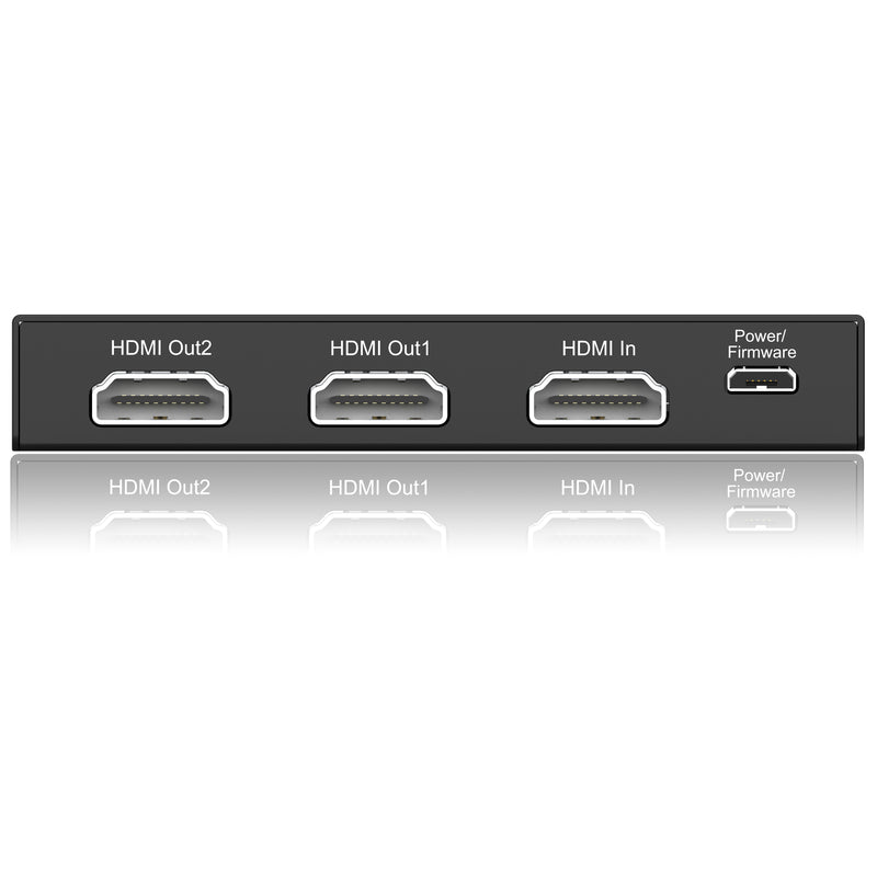 FoxunHD 1x2 HDMI Splitter - Support 4K@60HZ 4:4:4/Downscaler