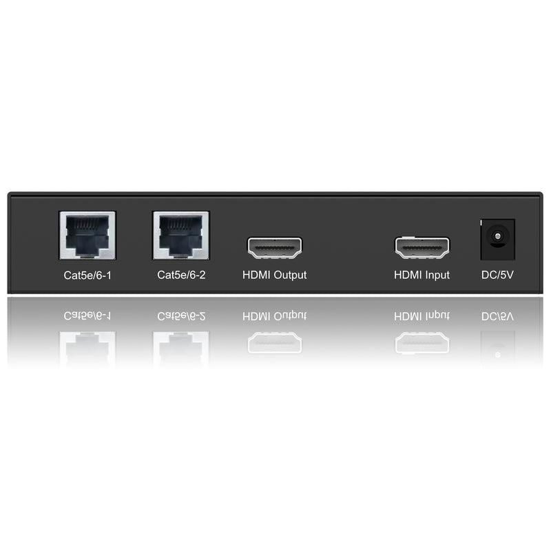 FoxunHD 1x2 HDMI Splitter Extender - Support 50m(164ft) 1080P/Loop Out/IR SX-SPE102