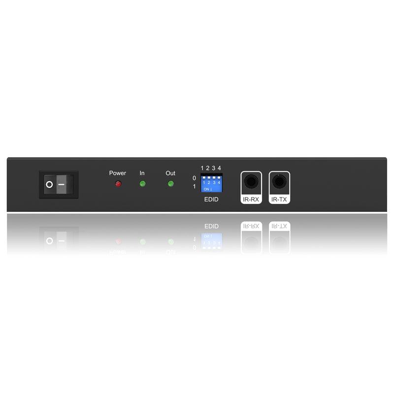 FoxunHD 1x4 HDMI Splitter Extender - Support 50m(164ft) 1080P /Loop Out/IR SX-SPE104