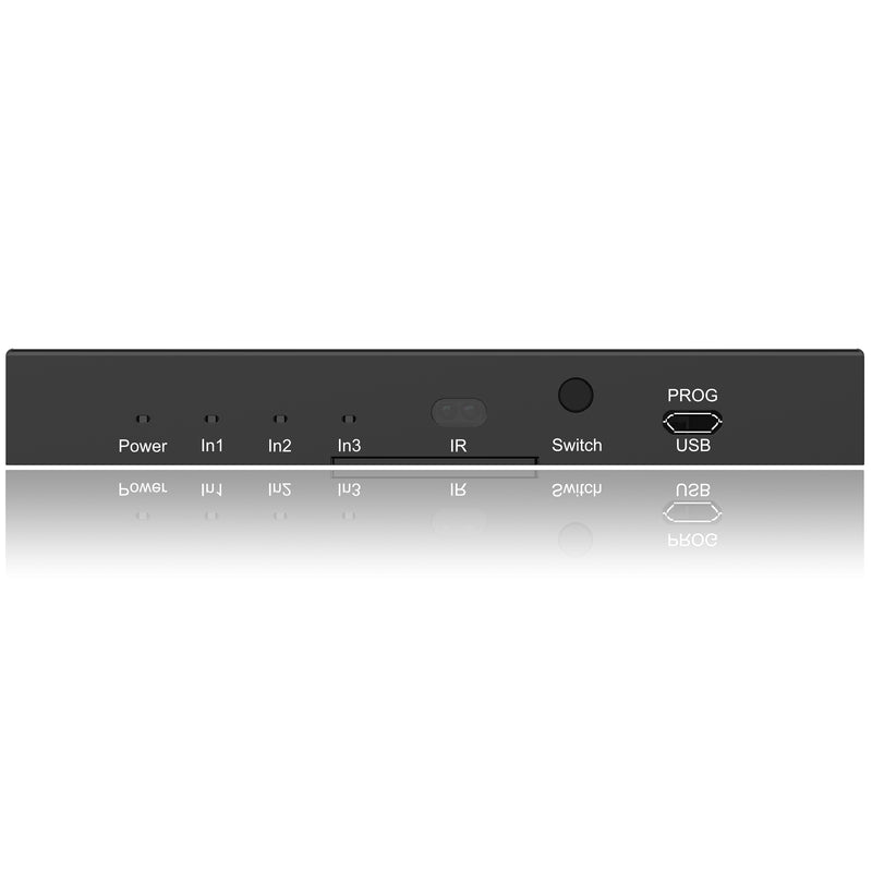 FoxunHD 3x1 HDMI Switch - Support 4K@60HZ 4:4:4/CEC/IR