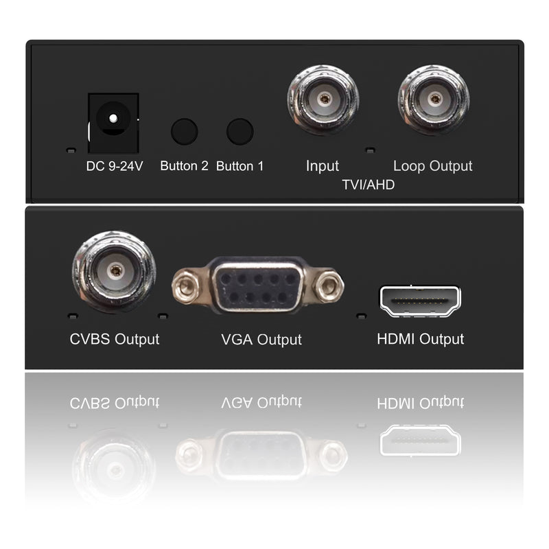 FoxunHD TVI/AHD to HDMI/CVBS/VGA Converter